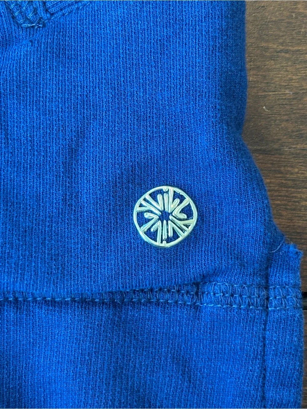 Lilly Pulitzer Girls XL 12-14 Navy Blue Pullover Sweatshirt Pockets